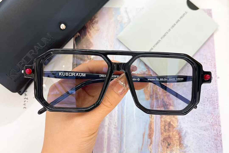 Maske P8 Eyeglasses Black Red