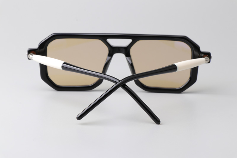 Maske P8 Sunglasses Black White Brown