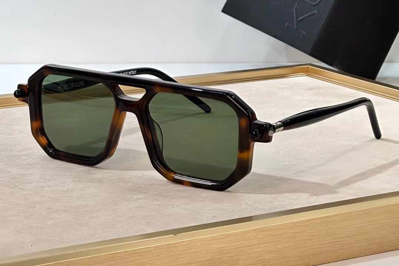 Maske P8 Sunglasses Tortoise Green