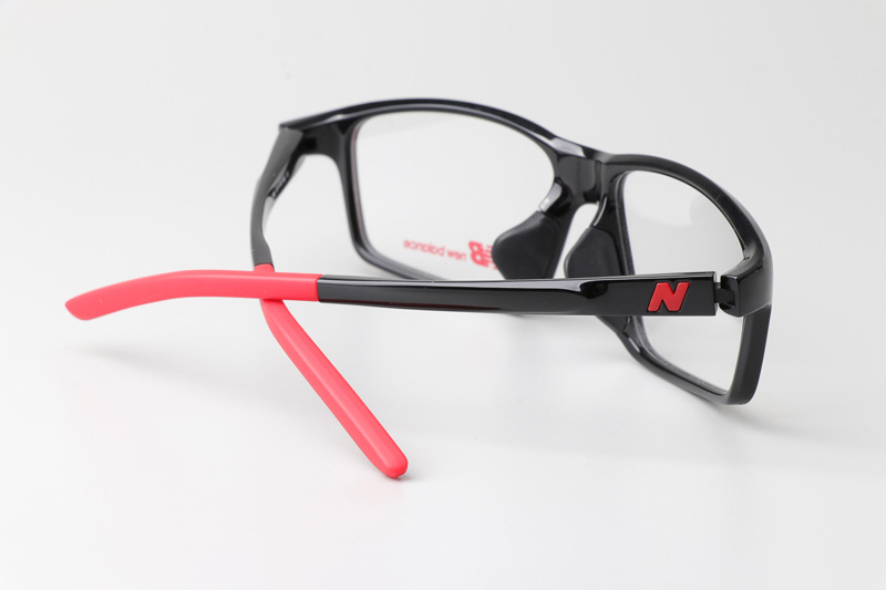 NB09166Z Eyeglasses Black Red