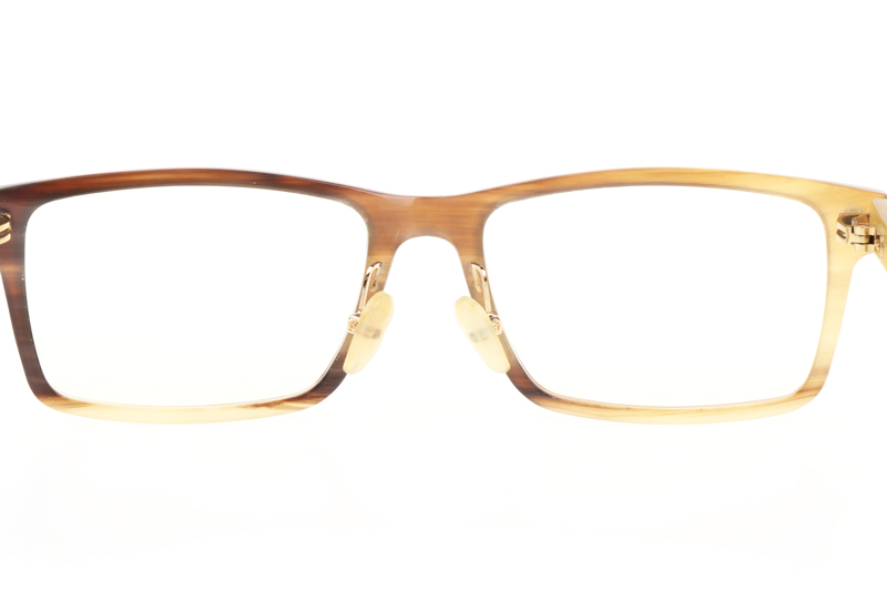 NJ2019 Eyeglasses Brown Yellow