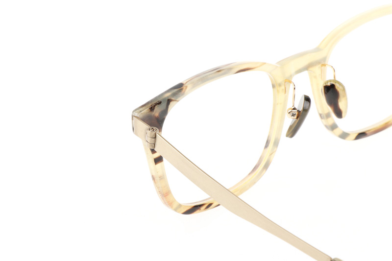 NJT2001 Eyeglasses Gray Yellow Gold