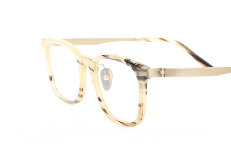 NJT2001 Eyeglasses Gray Yellow Gold