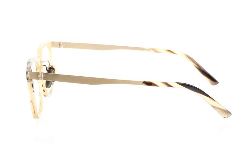 NJT2001 Eyeglasses Gray Yellow Gold