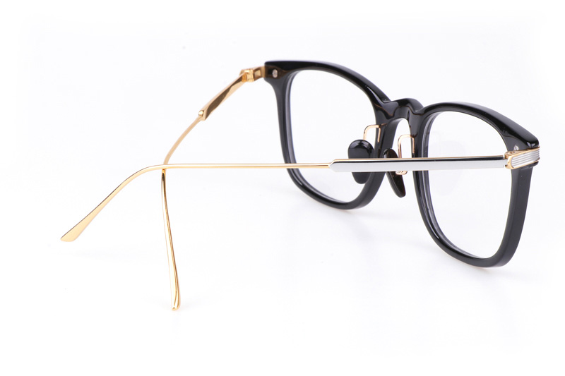 NJT2002 Eyeglasses Black Silver Gold