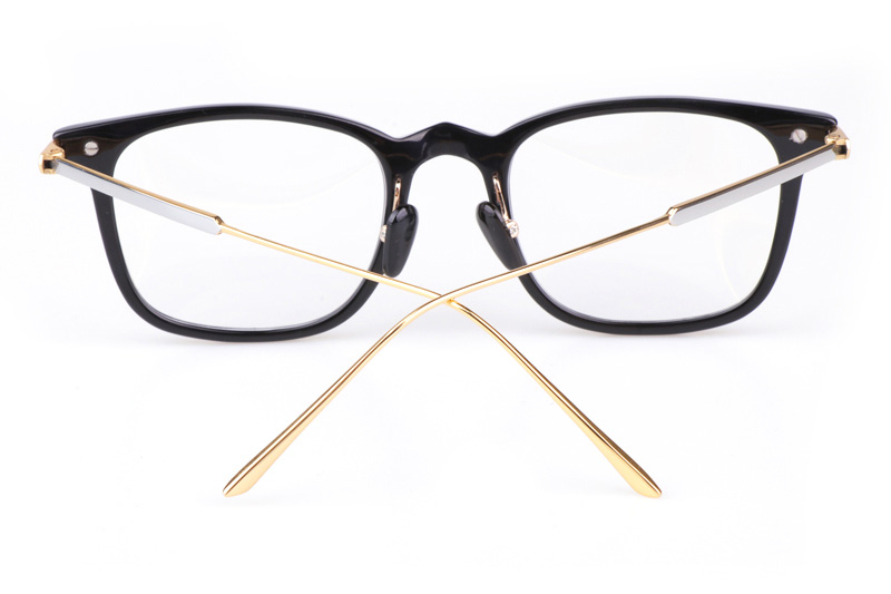 NJT2002 Eyeglasses Black Silver Gold