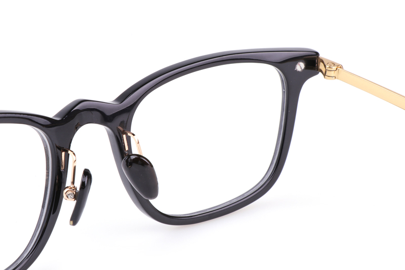 NJT2002 Eyeglasses Black Silver Gold