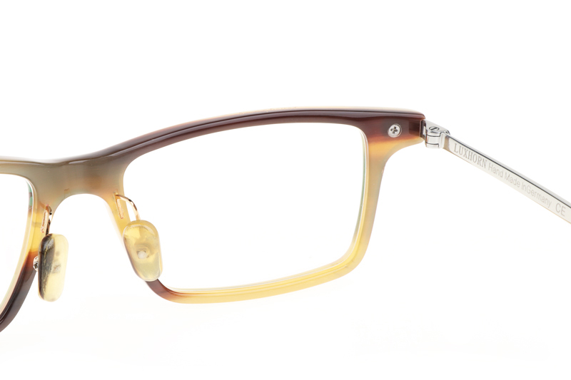 NJT2018 Eyeglasses Brown Silver