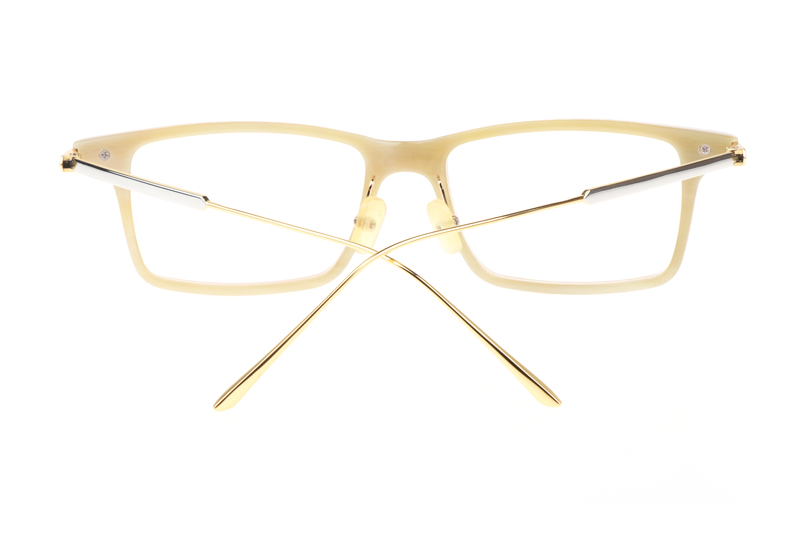 NJT2018 Eyeglasses Yellow Silver Gold