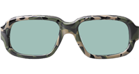 Nakahira Sunglasses Gray Tortoise Green