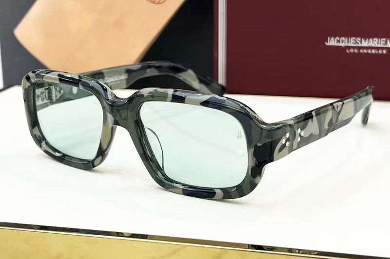 Nakahira Sunglasses Gray Tortoise Green