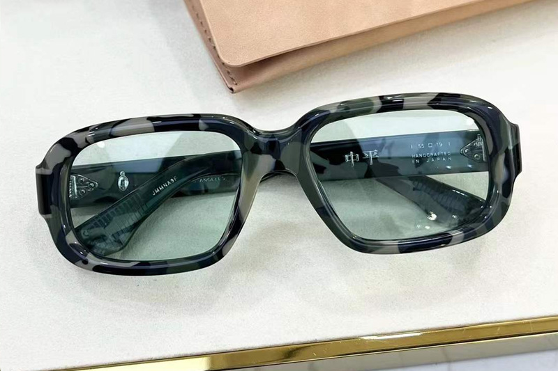 Nakahira Sunglasses Gray Tortoise Green