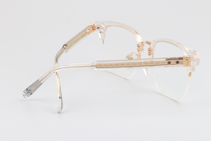 Neeners Eyeglasses Clear Gold