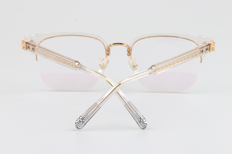 Neeners Eyeglasses Clear Gold