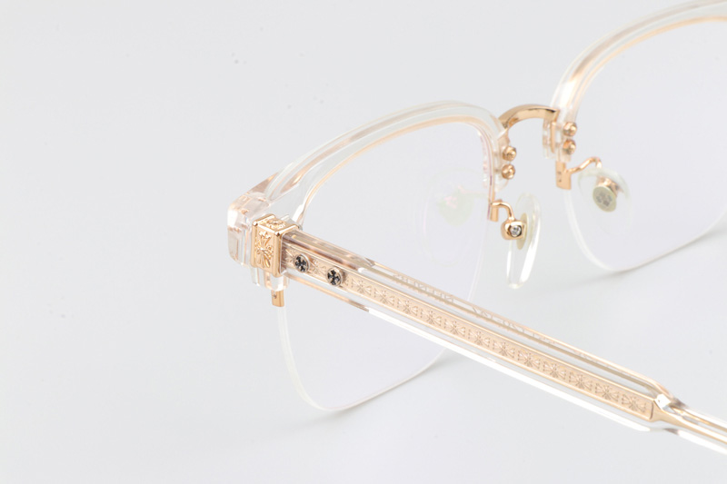 Neeners Eyeglasses Clear Gold