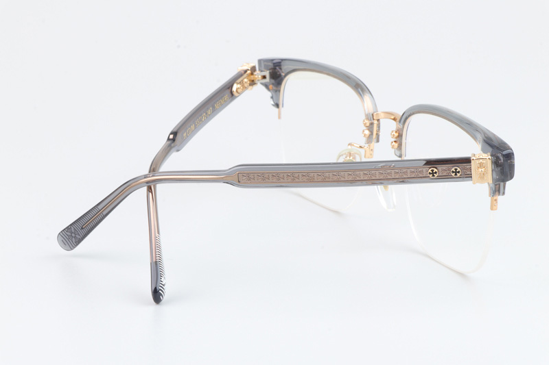 Neeners Eyeglasses Clear Gray Gold