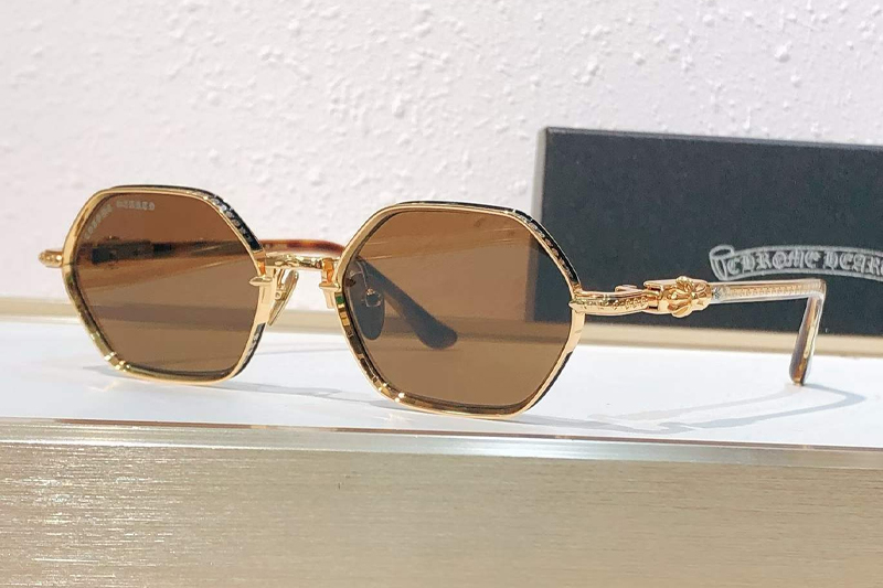 Nip Slip II Sunglasses Gold Brown