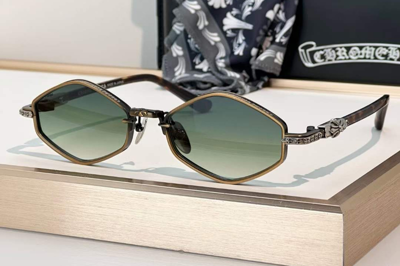Nip Slip Sunglasses Bronze Gradient Green