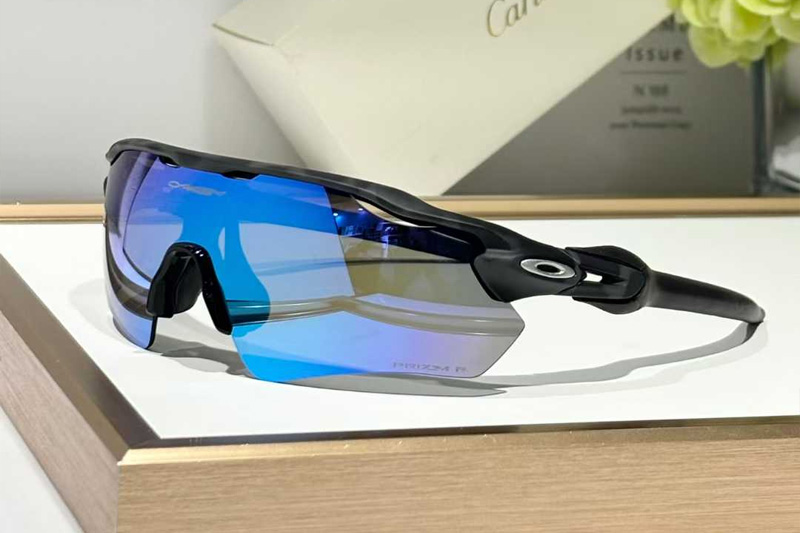 OO9208 Sunglasses Black Blue Flash