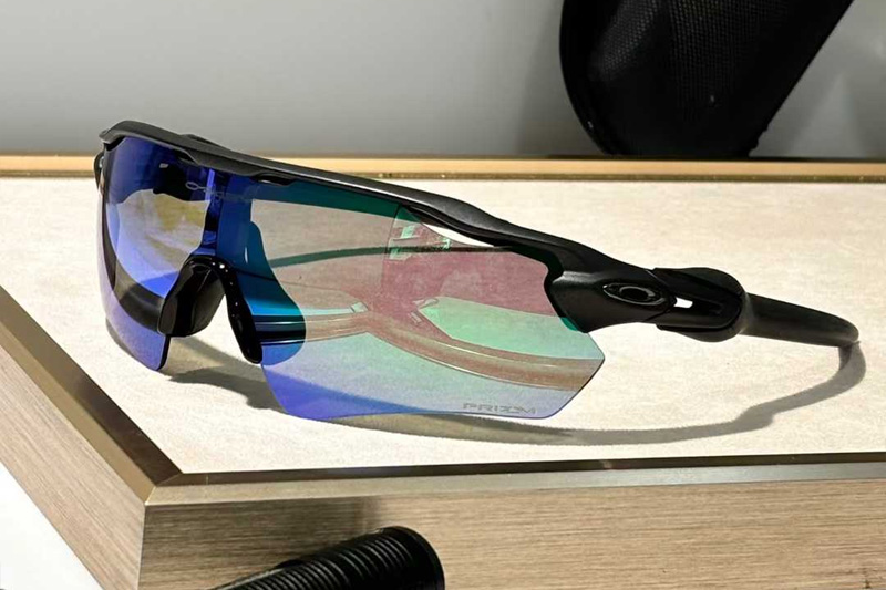 OO9208 Sunglasses Black Green Flash