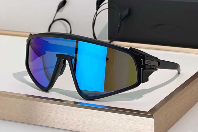 OO9404 Sunglasses Black Blue Flash