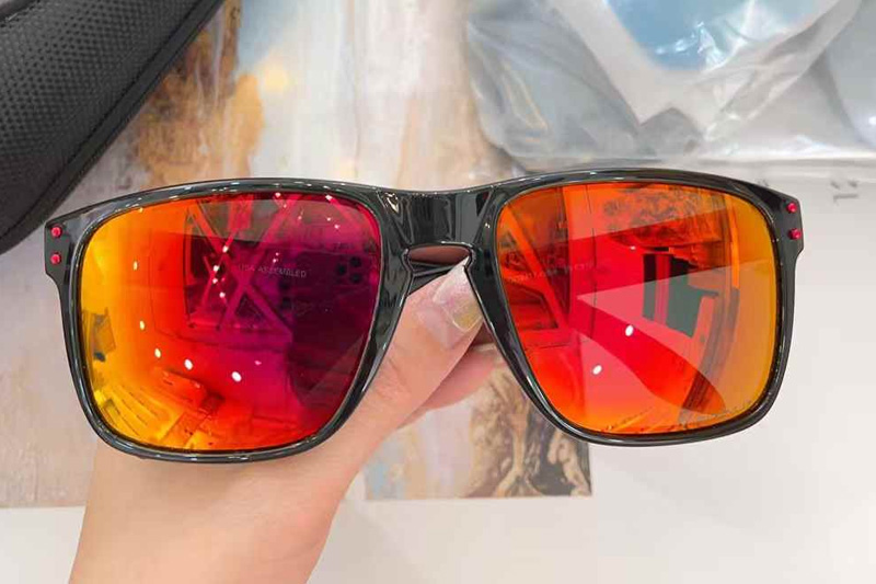 OO9417 Sunglasses Black Yellow Flash