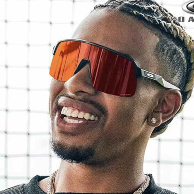 OO9463 Sunglasses Black Red Flash