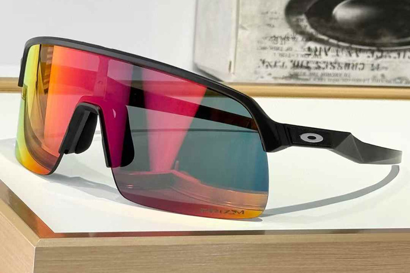 OO9463 Sunglasses Black Red Flash