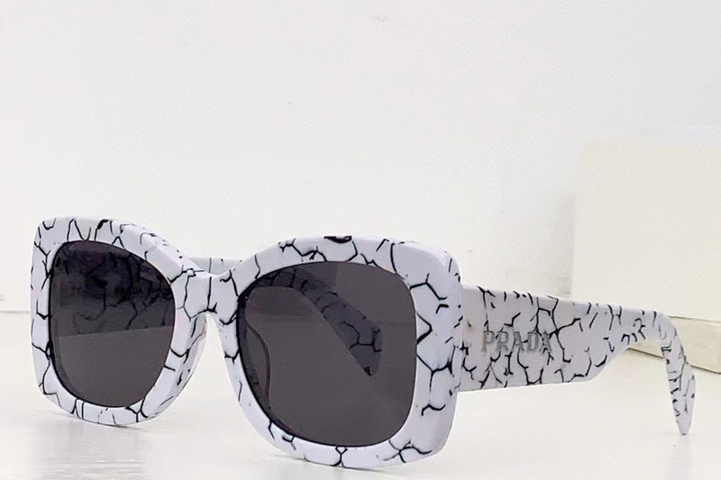 OPR08S Sunglasses In White Grey