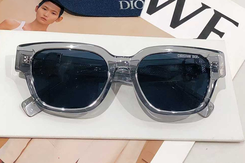 Oblique S11 Sunglasses Transparent Gray Blue