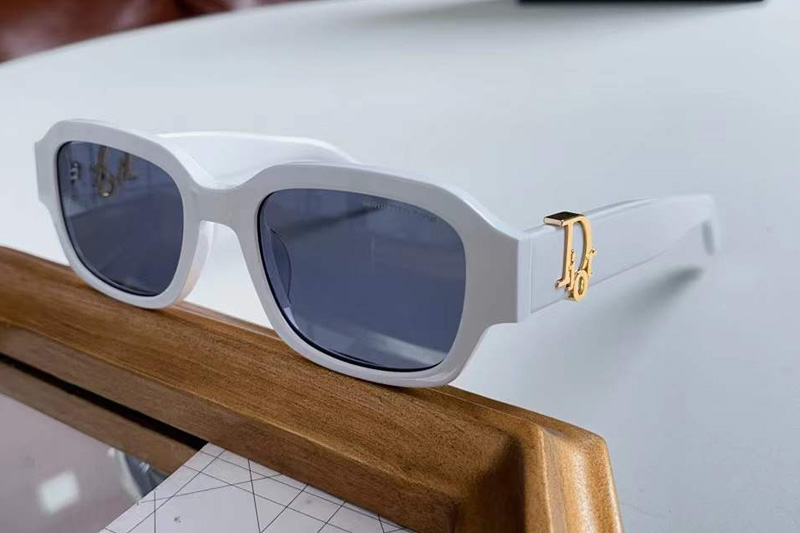 Oblique S2I Sunglasses White Gray