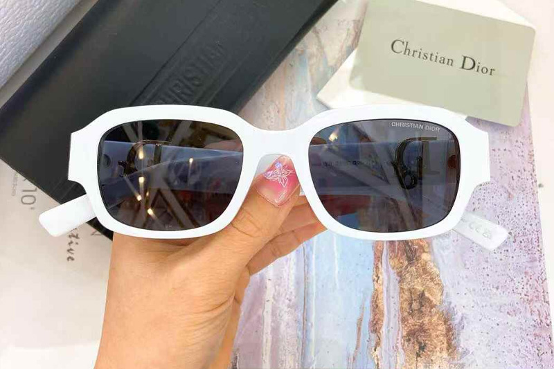 Oblique S2I Sunglasses White Gray