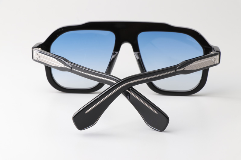 Octavian Sunglasses Black Gradient Blue