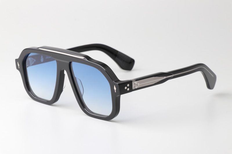 Octavian Sunglasses Black Gradient Blue