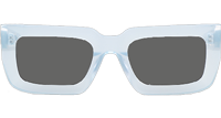 Oeri073 Sunglasses Blue Gray