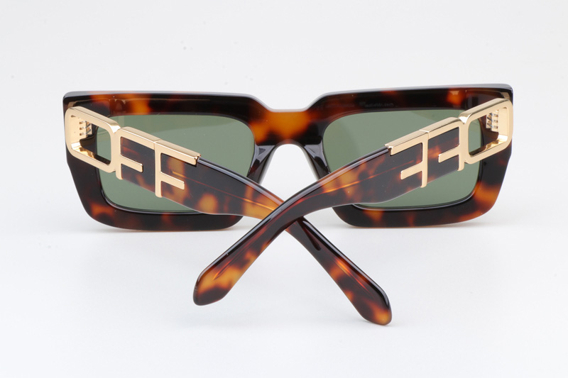 Oeri073 Sunglasses Tortoise Green