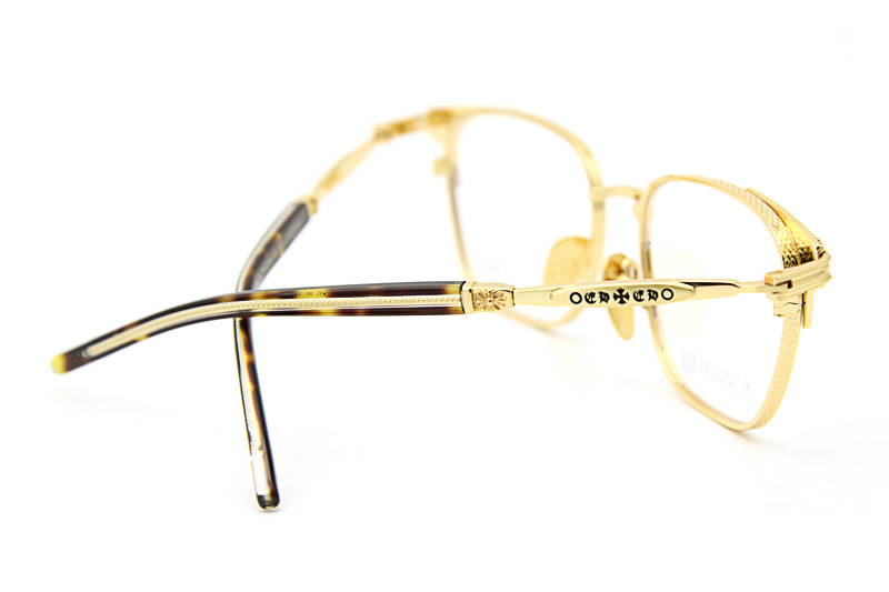 Oraloverhaul Eyeglasses Gold Black