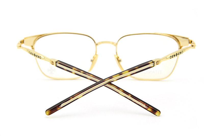 Oraloverhaul Eyeglasses Gold Black