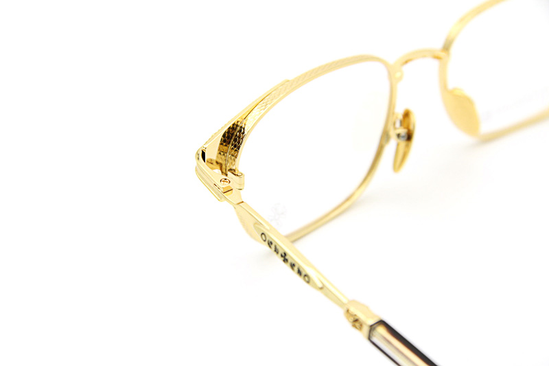 Oraloverhaul Eyeglasses Gold Black