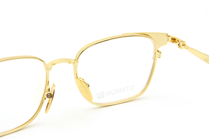 Oraloverhaul Eyeglasses Gold Black