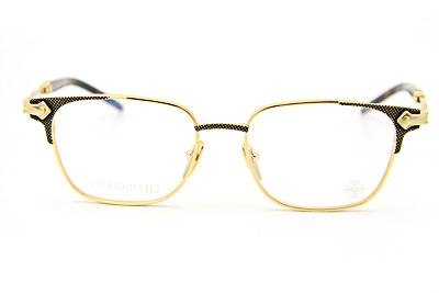 Oraloverhaul Eyeglasses Gold Black