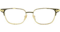 Oraloverhaul Eyeglasses Gold Black