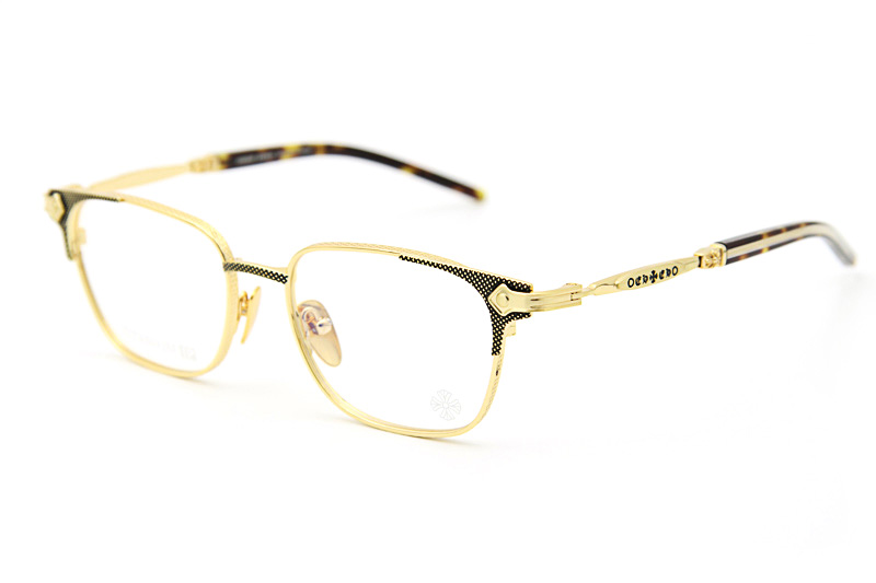 Oraloverhaul Eyeglasses Gold Black