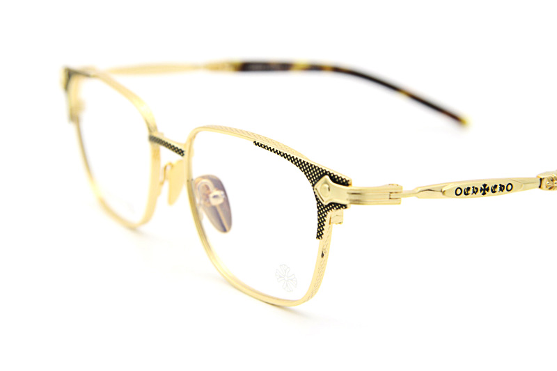 Oraloverhaul Eyeglasses Gold Black