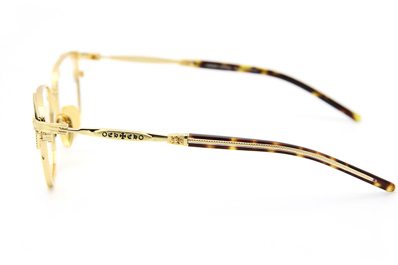 Oraloverhaul Eyeglasses Gold Black