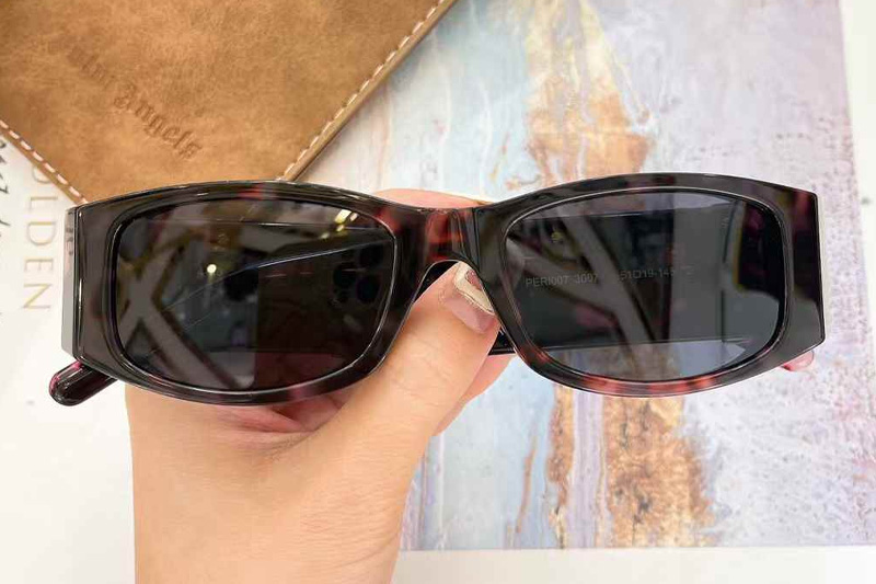 PERI007 Sunglasses Pink Tortoise Gray