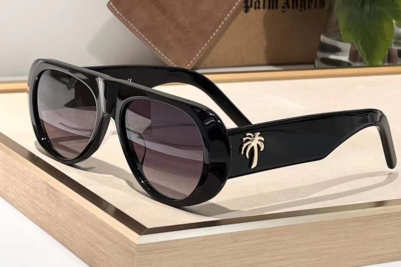 PERI011F Sunglasses Black Gradient Gray