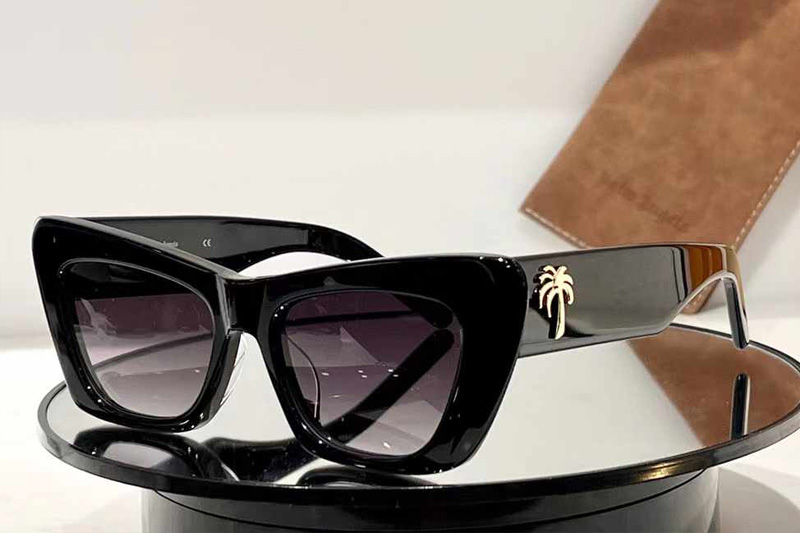 PERI012F Sunglasses Black Gradient Gray