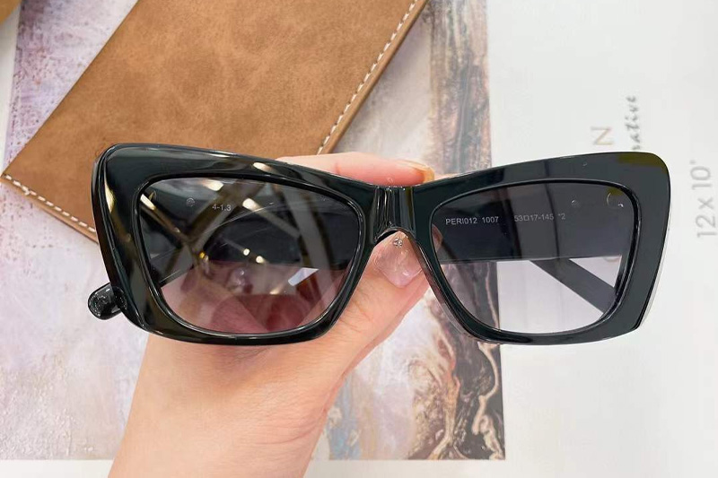 PERI012F Sunglasses Black Gradient Gray