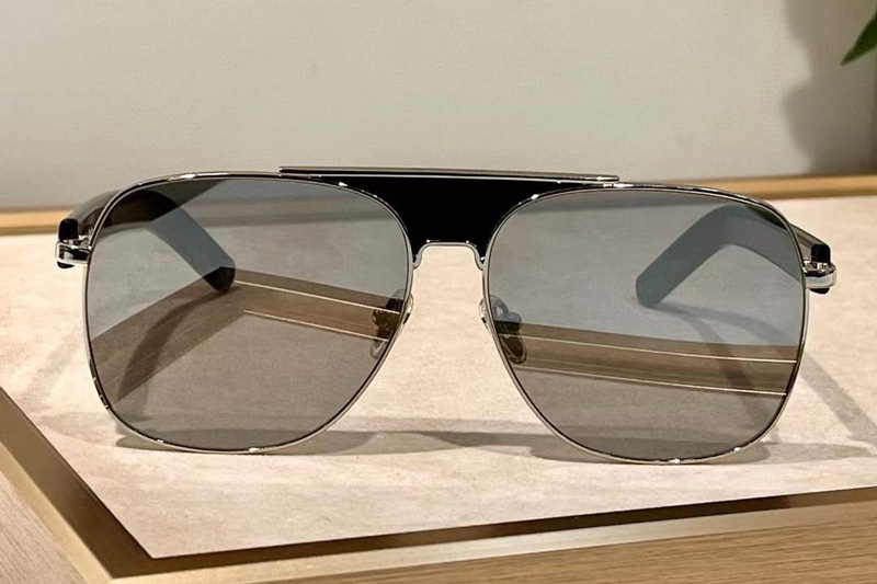 PERI014S Sunglasses Silver Mirror